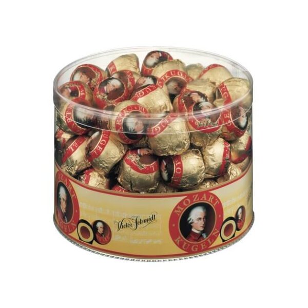 Austria Mozartkugeln von Victor Schmidt - 50 Stück Packung - 825 Gramm