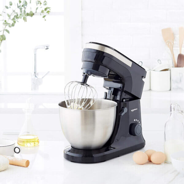 Küchenmaschine, Teigmaschine, Knetmaschine, Standmixer - Marke Amazon Basics 800 Watt mit Zubehör – Bild 7