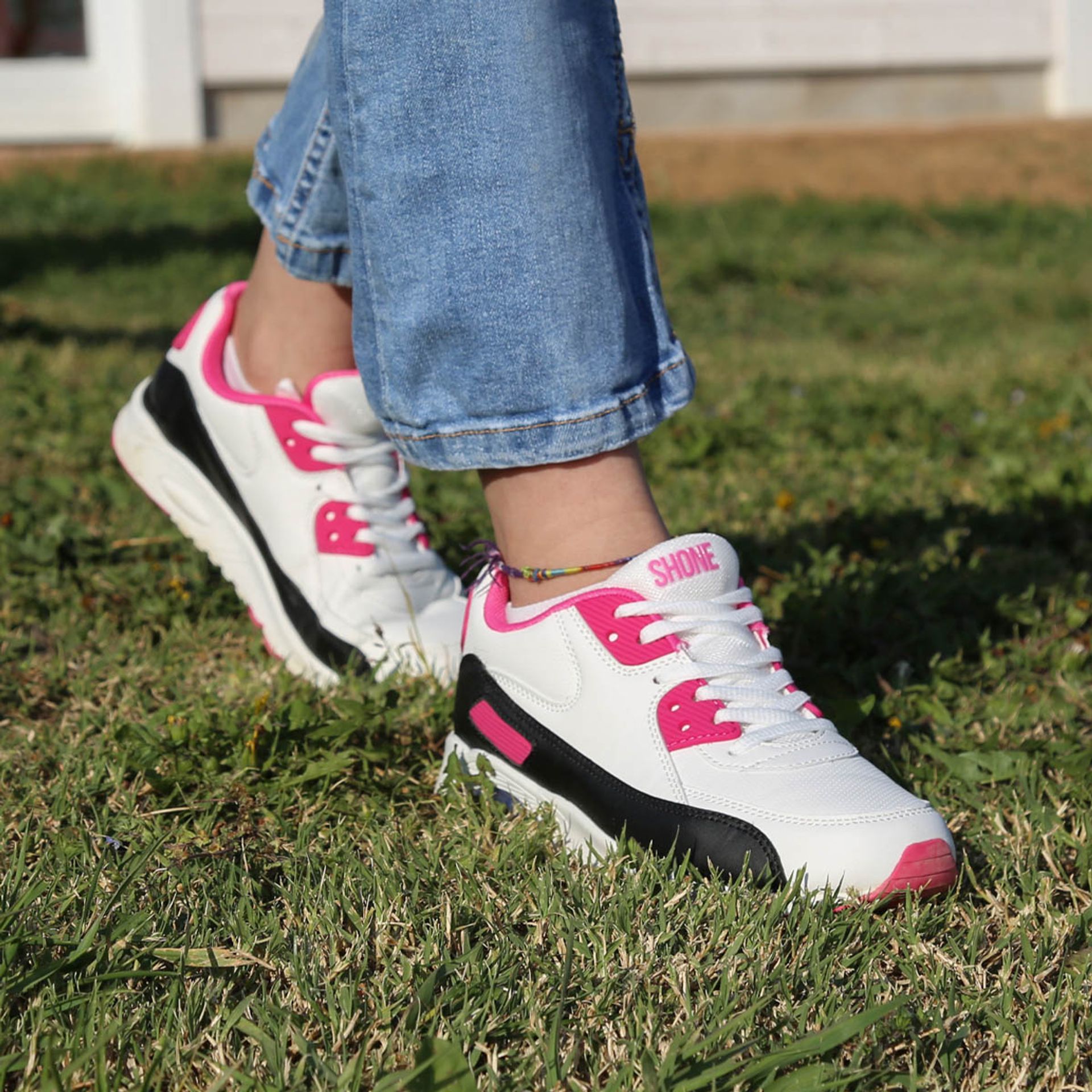 Shone 005-001_LACES-WHITE-FUXIA – Bild 2
