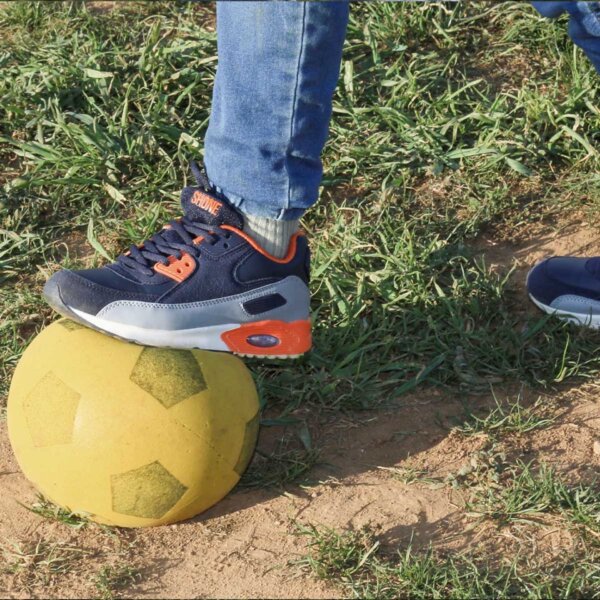 Shone 005-001_LACES-NAVY-ORANGE – Bild 2