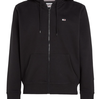 Tommy Jeans Herren Hoodie mit Reißverschluss TJM Regular Zipper - Größe M