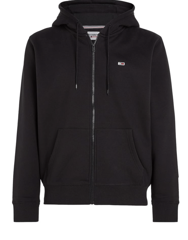 Tommy Jeans Herren Hoodie mit Reißverschluss TJM Regular Zipper - Größe M